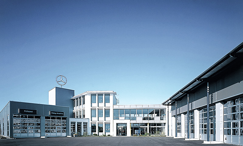 Mercedes-Benz, NL Mainfranken, Neubau Nutzfahrzeugzentrum