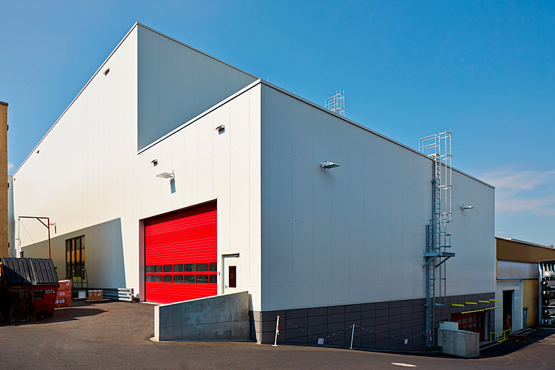WAREMA Renkhoff AG, Neubau einer Produktionshalle für Pulverbeschichtung